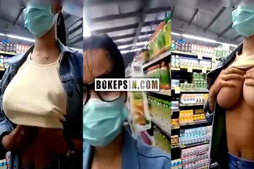 Siskaeee Pamer TT Gede di Supermarket Sampe Bikin Ngaceng