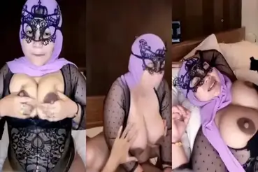 Tante Hijab Semok Digenit Sampe Minta Ampun Ngerintih